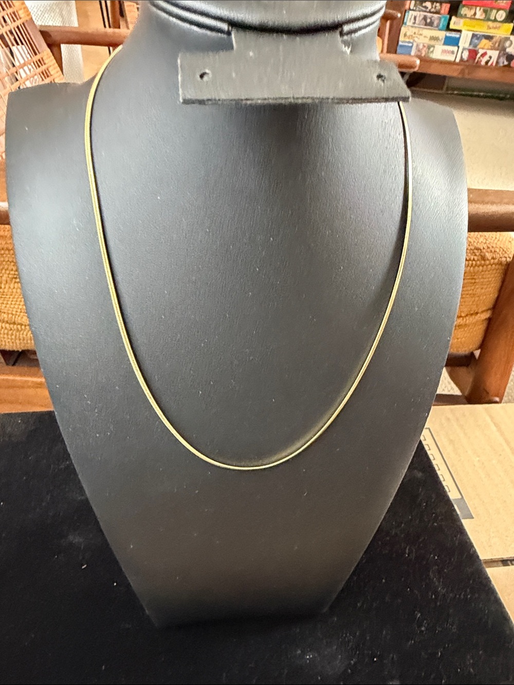 Classic 14k Gold Herringbone Snake Chain Necklace - made in Turkey